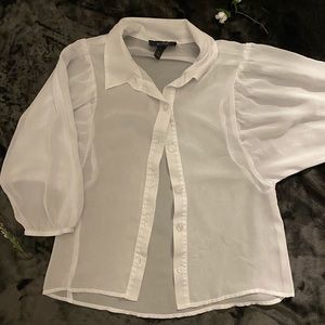 Girls White Blouse